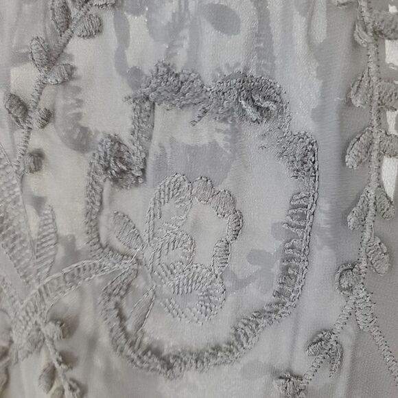 Unbranded dark romantic sheer blouse long angel sleeves - Picture 7 of 9